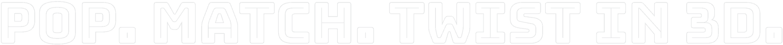 pc title: 'Pop. Match. Twist in 3D.'
